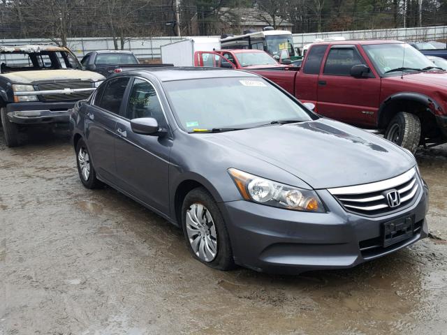 1HGCP2F30CA208059 - 2012 HONDA ACCORD LX GRAY photo 1