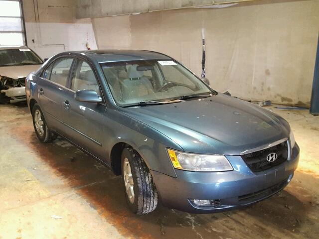 KMHEU46C66A102145 - 2006 HYUNDAI SONATA GLS TEAL photo 1