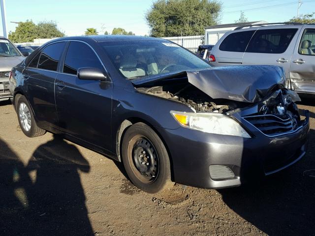 4T4BF3EK5BR123082 - 2011 TOYOTA CAMRY BASE CHARCOAL photo 1