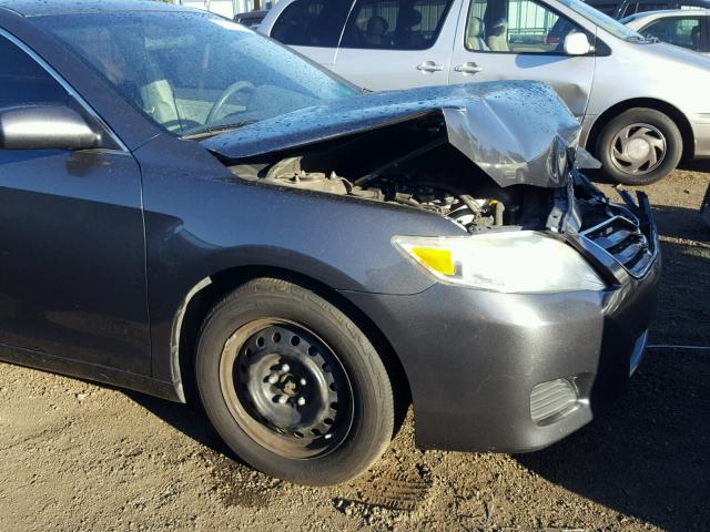 4T4BF3EK5BR123082 - 2011 TOYOTA CAMRY BASE CHARCOAL photo 9