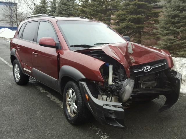 KM8JN72D86U354618 - 2006 HYUNDAI TUCSON GLS RED photo 1