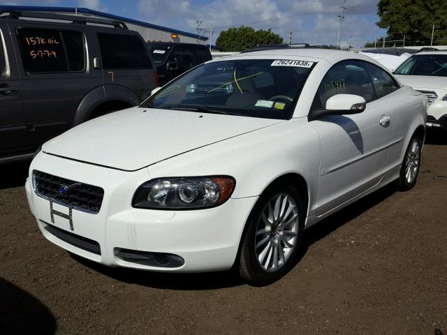 YV1MC67259J077757 - 2009 VOLVO C70 T5 WHITE photo 2