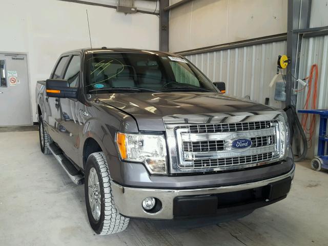 1FTFW1CF3DFD17417 - 2013 FORD F150 SUPER GRAY photo 1