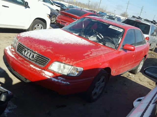 WAUGA84A7VN003577 - 1997 AUDI A6 2.8 QUA RED photo 2