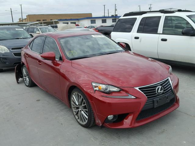 JTHBF1D2XE5007149 - 2014 LEXUS IS 250 RED photo 1