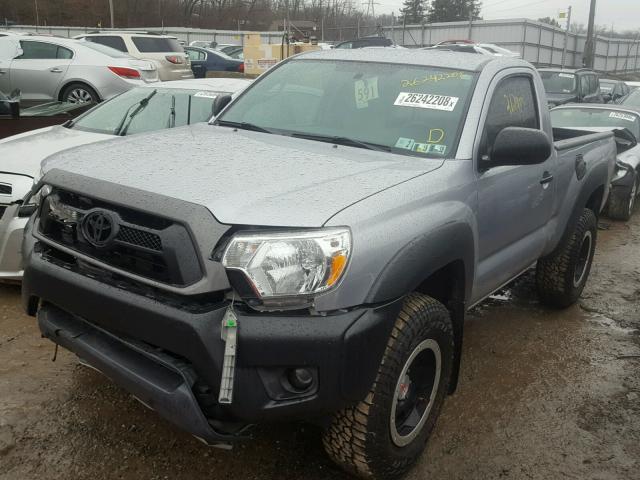 5TFPX4EN6EX022315 - 2014 TOYOTA TACOMA SILVER photo 2