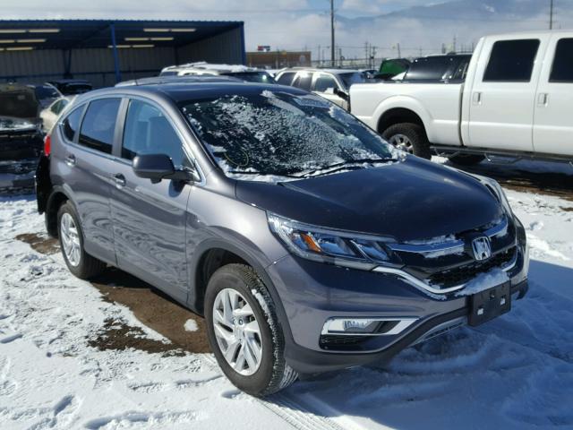 2HKRM4H54GH714276 - 2016 HONDA CR-V EX GRAY photo 1