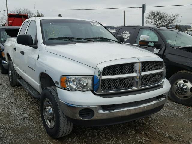 1D7KU28D64J188450 - 2004 DODGE RAM 2500 S WHITE photo 1