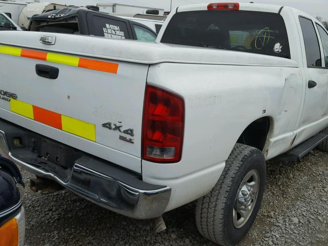 1D7KU28D64J188450 - 2004 DODGE RAM 2500 S WHITE photo 10