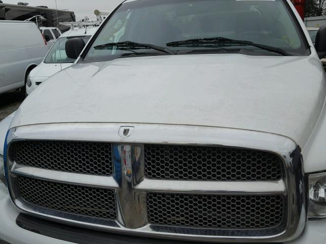 1D7KU28D64J188450 - 2004 DODGE RAM 2500 S WHITE photo 7