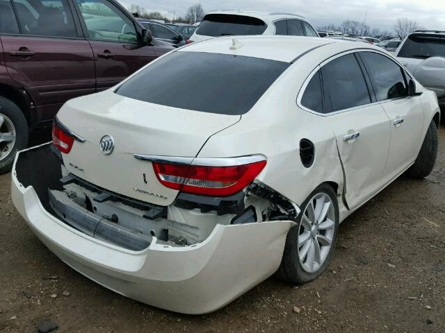 1G4PP5SK6C4212786 - 2012 BUICK VERANO WHITE photo 4