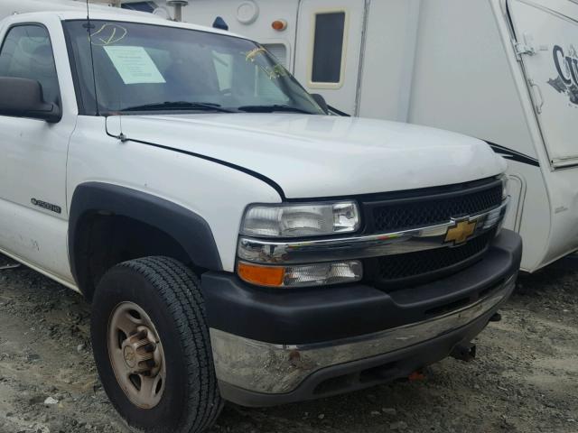 1GCHK24U42E196052 - 2002 CHEVROLET SILVERADO WHITE photo 9