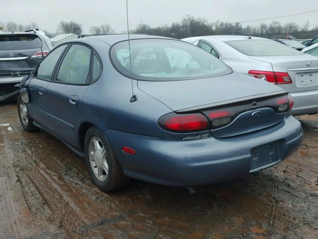 1FAFP53UXXG285217 - 1999 FORD TAURUS SE BLUE photo 3