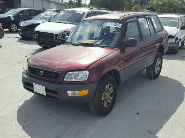 JT3GP10V3W7029542 - 1998 TOYOTA RAV4 BURGUNDY photo 2