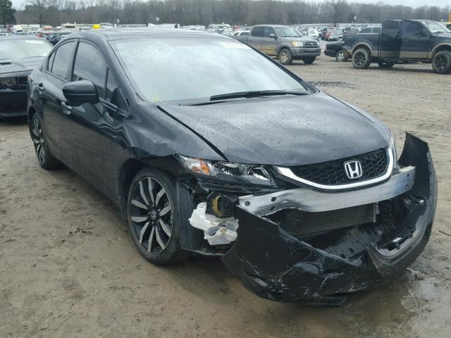 2HGFB2F93FH539515 - 2015 HONDA CIVIC EXL BLACK photo 1