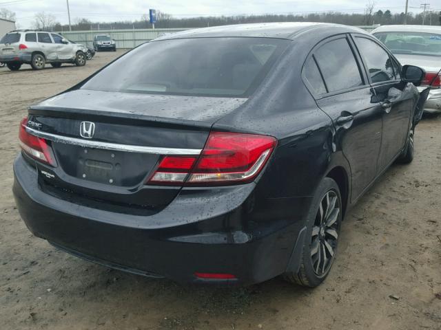 2HGFB2F93FH539515 - 2015 HONDA CIVIC EXL 黑色 照片 4