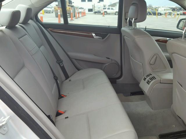 WDDGF54X68R010708 - 2008 MERCEDES-BENZ C 300 SILVER photo 6