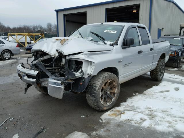 1D7HU18227S142714 - 2007 DODGE RAM 1500 S SILVER photo 2