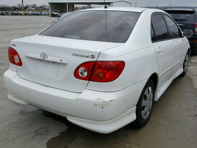 1NXBR32E93Z138525 - 2003 TOYOTA COROLLA CE WHITE photo 4