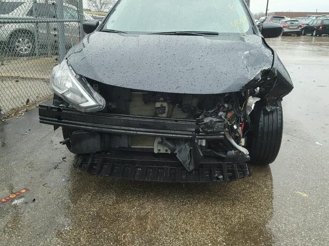 3N1AB7AP2GL664562 - 2016 NISSAN SENTRA S BLACK photo 9