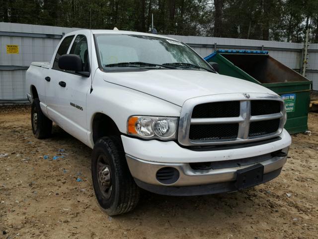 3D7KU28D43G837498 - 2003 DODGE RAM 2500 S WHITE photo 1