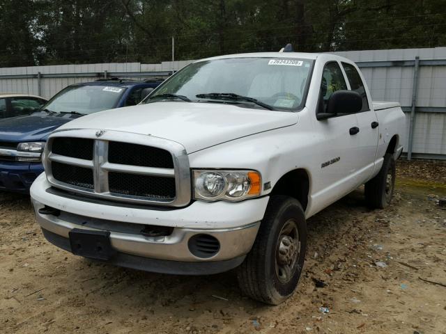 3D7KU28D43G837498 - 2003 DODGE RAM 2500 S WHITE photo 2