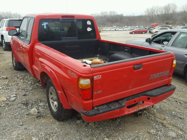 4F4YR16U82TM01975 - 2002 MAZDA B3000 CAB RED photo 3