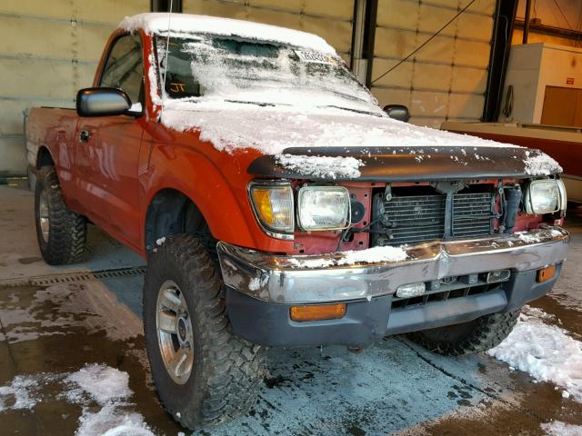 4TAUN61C0SZ065665 - 1995 TOYOTA TACOMA RED photo 1