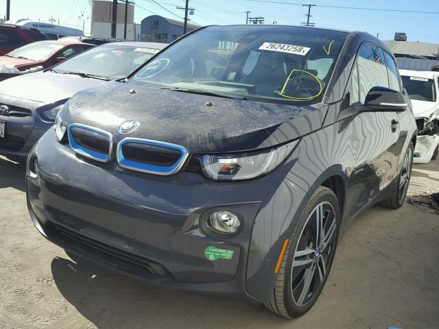 WBY1Z4C54FV502044 - 2015 BMW I3 REX Сұр фото 2