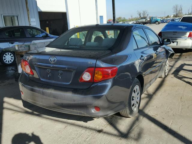 1NXBU4EE8AZ377903 - 2010 TOYOTA COROLLA BA CHARCOAL photo 4