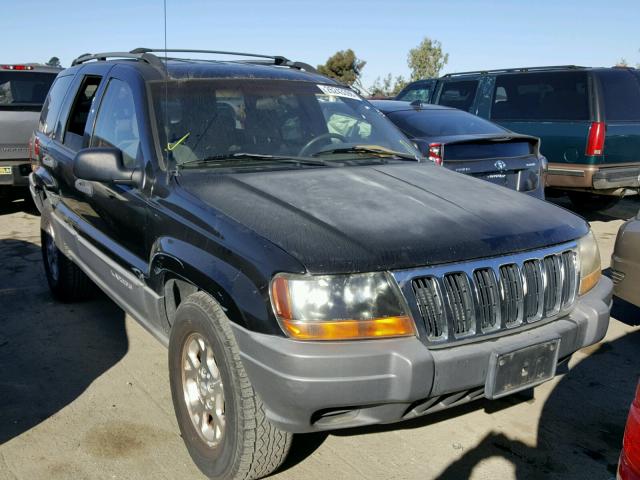 1J4GW48S21C507793 - 2001 JEEP GRAND CHER BLACK photo 1