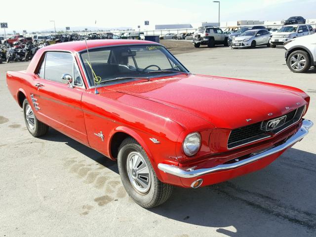 6R07T162672 - 1966 FORD MUSTANG RED photo 1