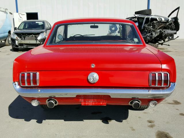 6R07T162672 - 1966 FORD MUSTANG RED photo 10