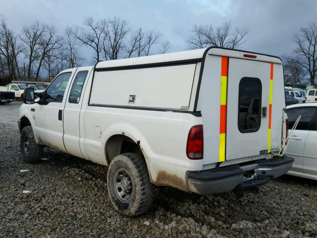 1FTNX21L04EA85999 - 2004 FORD F250 SUPER WHITE photo 3