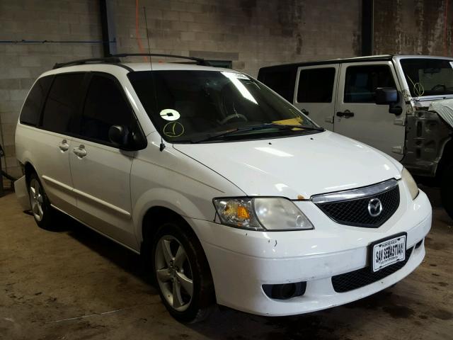 JM3LW28A820314736 - 2002 MAZDA MPV WAGON WHITE photo 1