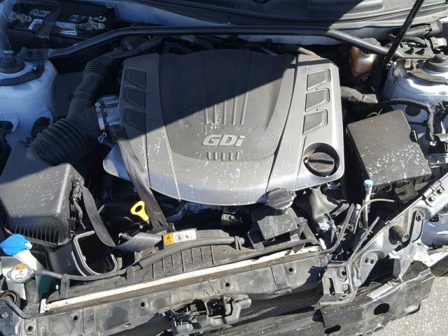 KMHHT6KJ5FU125740 - 2015 HYUNDAI GENESIS CO WHITE photo 7