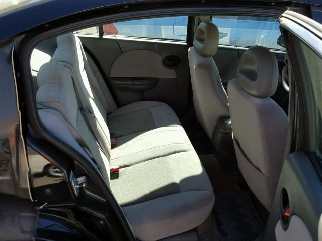 1G8AL55F87Z148709 - 2007 SATURN ION LEVEL BLACK photo 6