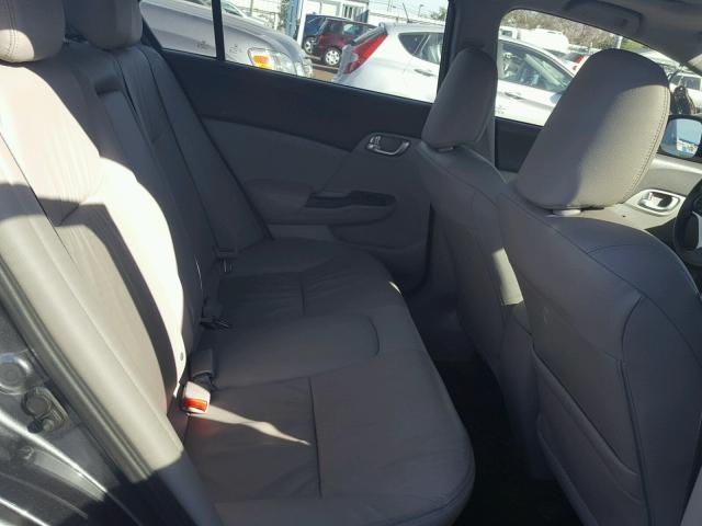 19XFB2F99CE319687 - 2012 HONDA CIVIC EXL GRAY photo 6