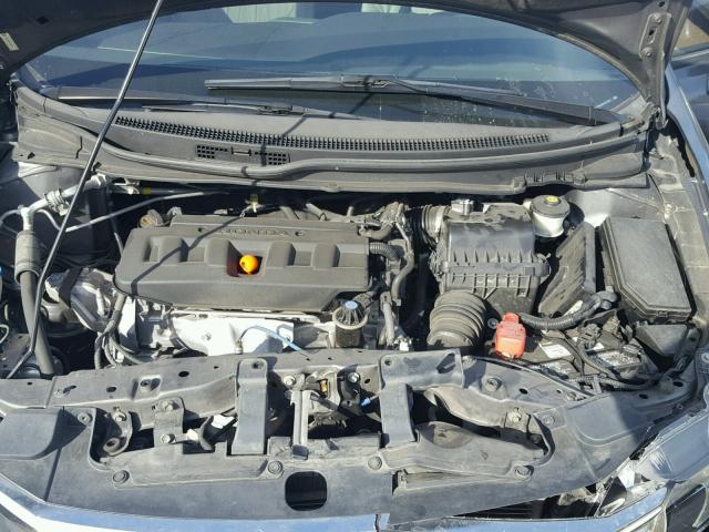 19XFB2F99CE319687 - 2012 HONDA CIVIC EXL GRAY photo 7