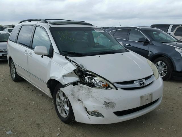 5TDZA22C46S549312 - 2006 TOYOTA SIENNA XLE WHITE photo 1