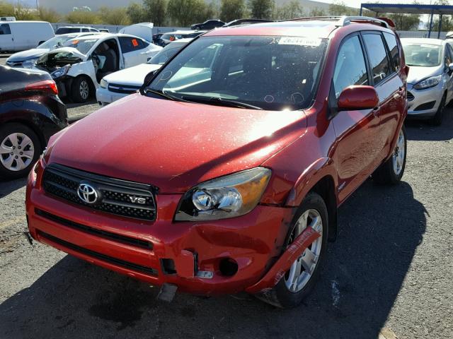 JTMZK32V665005338 - 2006 TOYOTA RAV4 SPORT RED photo 2