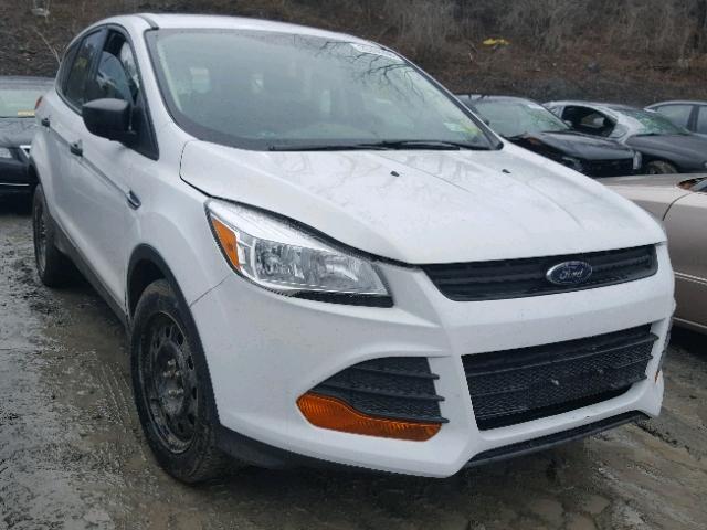 1FMCU0F79EUA96521 - 2014 FORD ESCAPE S WHITE photo 1