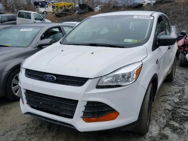 1FMCU0F79EUA96521 - 2014 FORD ESCAPE S WHITE photo 2