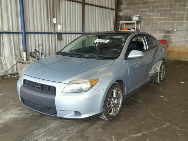 JTKDE177860101199 - 2006 TOYOTA SCION TC BLUE photo 2