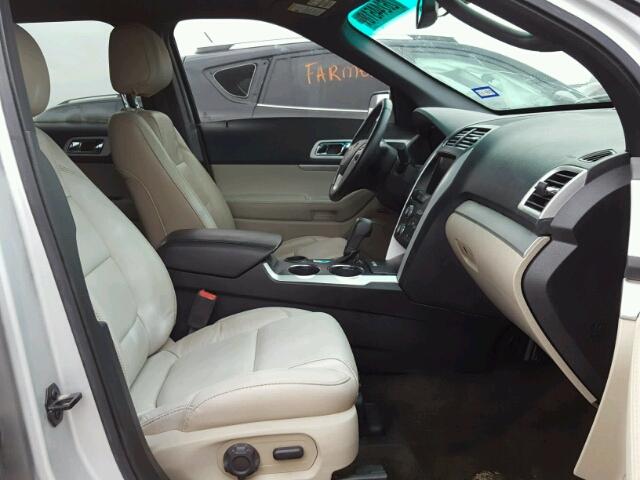 1FM5K7D89EGA48762 - 2014 FORD EXPLORER X SILVER photo 5