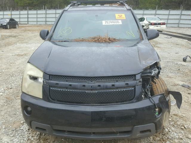 2CNDL63F876037063 - 2007 CHEVROLET EQUINOX LT BLACK photo 10