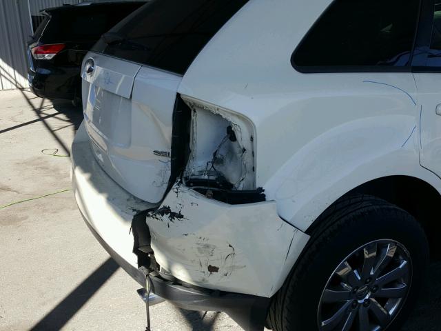 2FMDK39C57BA64193 - 2007 FORD EDGE SEL P WHITE photo 9