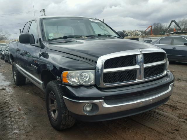 1D7HU18D35S211327 - 2005 DODGE RAM 1500 S BLACK photo 1