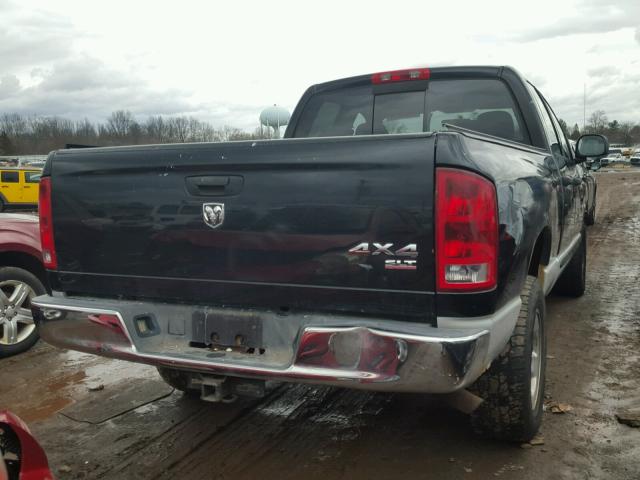 1D7HU18D35S211327 - 2005 DODGE RAM 1500 S BLACK photo 4