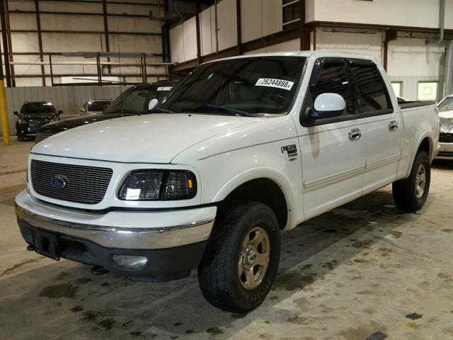 1FTRW08613KA38909 - 2003 FORD F150 SUPER WHITE photo 2